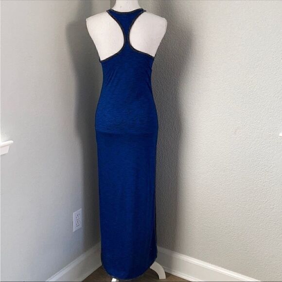 Silence + Noise Blue Racerback Maxi Dress Size S - Picture 3 of 6